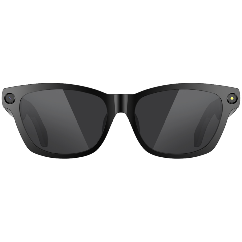 Accesorii PC - Smart Glasses Blackview BV100 Photochromic lenses Camera 8MP Chips JL7018F 32Gb 220mAh BT 5.4 APP HeyCyan ENC AI Take photos Rec videos Lesten to music IP54 150x49x40mm Black