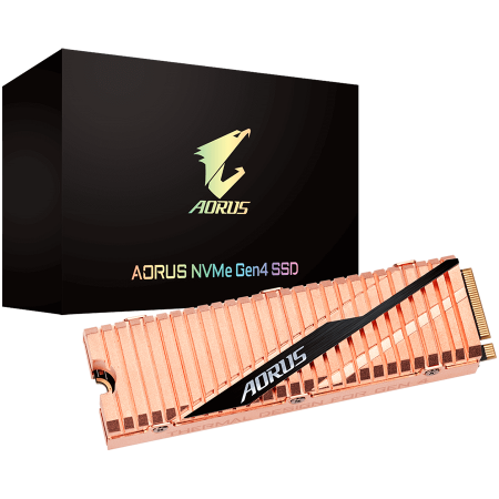 SSD Gigabyte AORUS NVMe Gen4 4.0x4, NVMe 1.3 1TB M.2 2280 Up to 5000 MB/s / Up to 4400 MB/s , up to 750k / up to 700k MTBF 1.77 m [1]