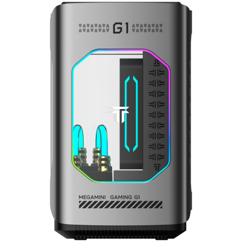 TECNO PC MEGAMINI GAMING G1 Intel i9-13900H DDR5 32Gb SSD 1Tb RTX4060 8Gb Water Cooling WiFi 6 BT 5.2 RJ45 2.5G 2xUSB 3.2 2xUSB 3.1 2xUSB2.0 1xThunderbolt 1xTypeC Full 2xHDMI 1xSD3.0 1xOculink 63Gb/s  [3]