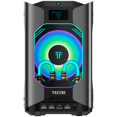 TECNO PC MEGAMINI GAMING G1 Intel i9-13900H DDR5 32Gb SSD 1Tb RTX4060 8Gb Water Cooling WiFi 6 BT 5.2 RJ45 2.5G 2xUSB 3.2 2xUSB 3.1 2xUSB2.0 1xThunderbolt 1xTypeC Full 2xHDMI 1xSD3.0 1xOculink 63Gb/s  [1]