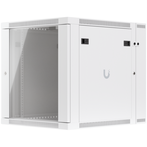 Desktop PC & Componente - UBIQUITI UniFi UACC-Rack-12U-Wall-SW-G 12U Rack Cabinet Fully assembled wall-mount rack with built-in fans and removable panels, engineered for easy equipment access and space-efficient small-scale de