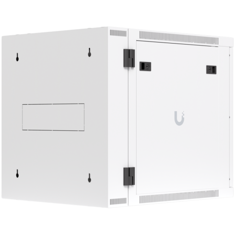 UBIQUITI UniFi UACC-Rack-12U-Wall-SW-G 12U Rack Cabinet Fully assembled wall-mount rack with built-in fans and removable panels, engineered for easy equipment access and space-efficient small-scale de [2]