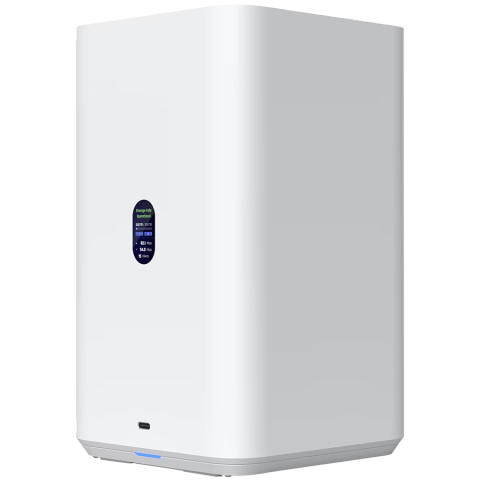 Stocare - Ubiquiti UniFi UNAS-2-W-EU Network Attached Storage with (2) 3.5inch HDD bays, 2.5 GbE networking, USB-C connectivity, and an included PoE++ adapter, all in a compact footprint