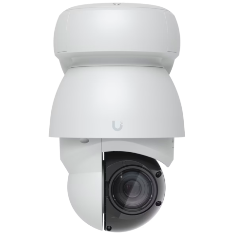 Ubiquiti UVC-AI-PTZ-W Industrial-grade 4K PoE++ PTZ camera with enhanced AI capabilities, 22x optical zoom, and long-range adaptive IR LED night vision [1]