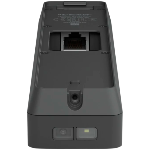 Ubiquiti UVC-G6-Entry All-weather, PoE+ Doorbell with enhanced AI detections, two-way audio, a secondary package camera, and integrated Access Reader capabilities [4]