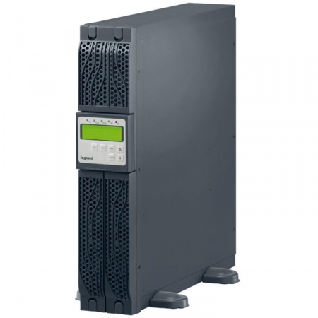 Cabluri - UPS Legrand DAKER DK + Tower/Rack, 6000VA/6000W, On Line Double Conversion, Sinusoidal, PFC, USB & RS232 port, 8x IEC C13 & 2x IEC C19&Terminal cage, batteries 20x 12V 5Ah, 60 kg, (Optional Kit Rack 3