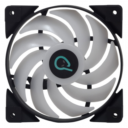 Ventilator Spacer PC Silent 120x120x25 mm SPFC-120-3P-RGB, posibilitate conectare fan hub, rulment hydraulic, 39CFM, conector 3-pin [1]
