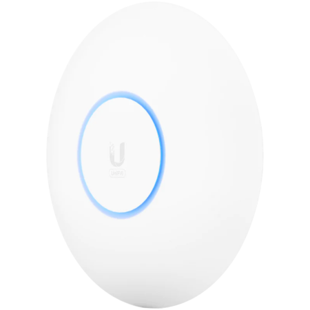 UBIQUITI U6 Pro; WiFi 6; 6 spatial streams; 140 m² (1,500 ft²) coverage; 350+ connected devices; Powered using PoE; GbE uplink. [1]
