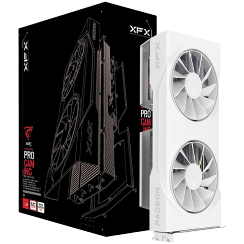 Cabluri - XFX Swift AMD Radeon RX 9060 XT OC White 8GB GDDR6 128-bit HDMI 2x DP