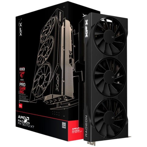 Cabluri - XFX Swift AMD Radeon RX 9070XT Triple Fan 16GB GDDR6 256-bit HDMI 3x DP, SI ONLY