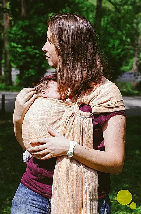 Sling reglabil Tara Portocaliu Light [3]