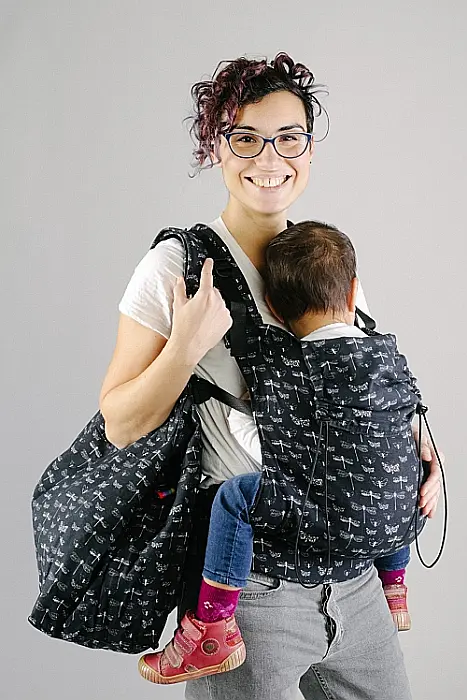 Geanta Poarta-ma Libelule Negre [3]