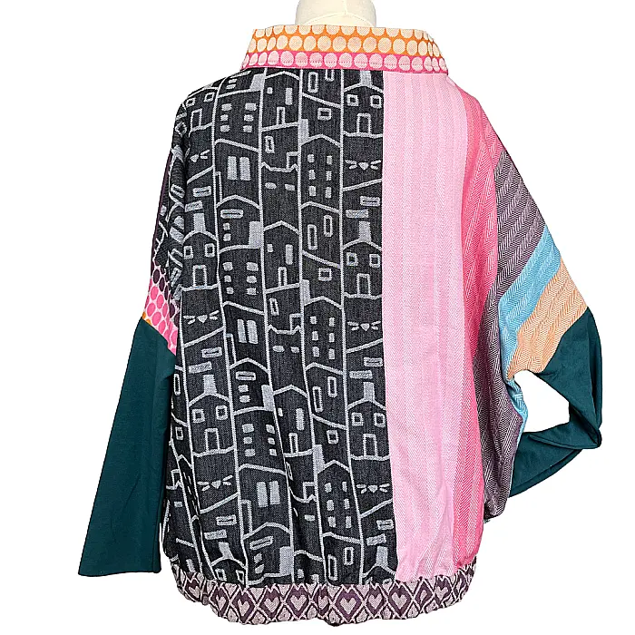 Hanorac Poarta-ma Patchwork unicat S-M [2]