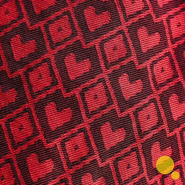 Wrap pentru papusi Hestia rosu/negru [3]