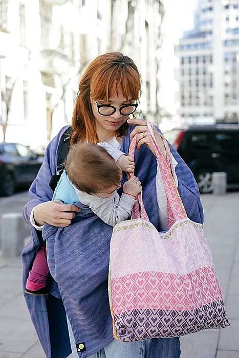 *Poncho Tara bleu mov* [2]