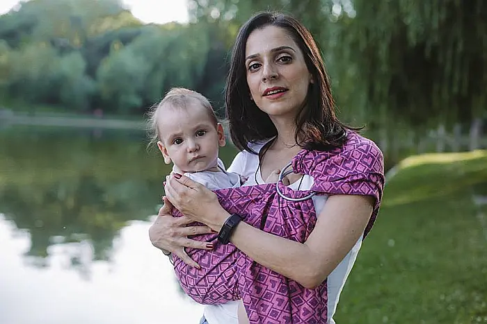 Sling reglabil Hestia Mov/Roz [2]