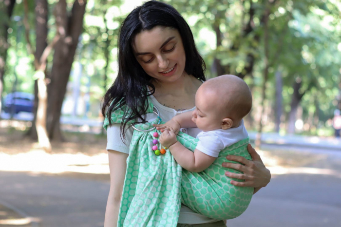 Sling reglabil Nereida verde [2]