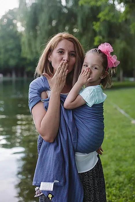 Sling reglabil Tara Mov/Bleu [2]