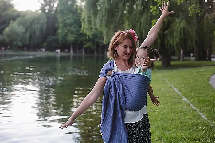 Sling reglabil Tara Mov/Bleu [3]