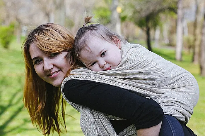 Wrap tesut Tara Cappuccino [2]