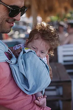 Sling reglabil Tara Bleu [1]