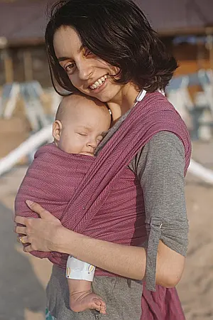 Wrap tesut Tara Mov/Roz [0]