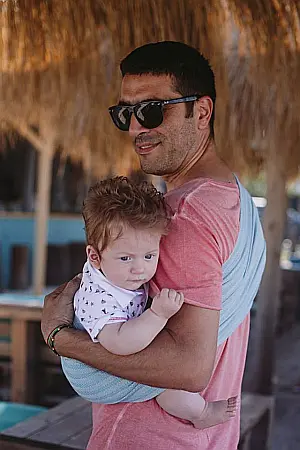 Sling reglabil Tara Bleu [0]