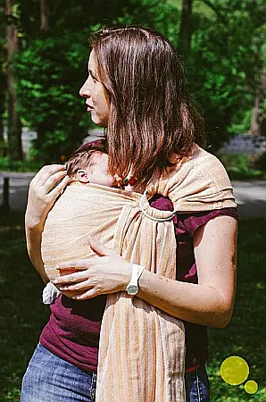 Sling reglabil Tara Portocaliu Light [2]