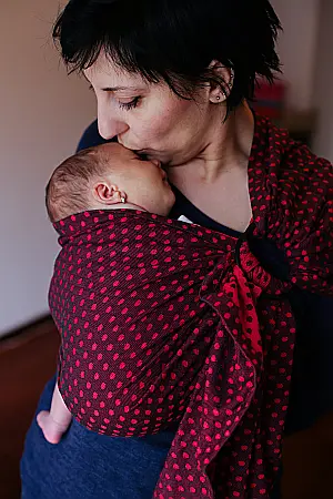 Sling reglabil Buline Rosu/Negru [0]