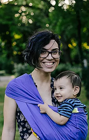 Sling hibrid Atalanta - indigo [0]