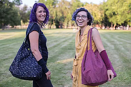 Geanta Poarta-ma Libelule Negre [0]