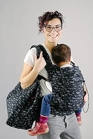 Geanta Poarta-ma Libelule Negre [2]