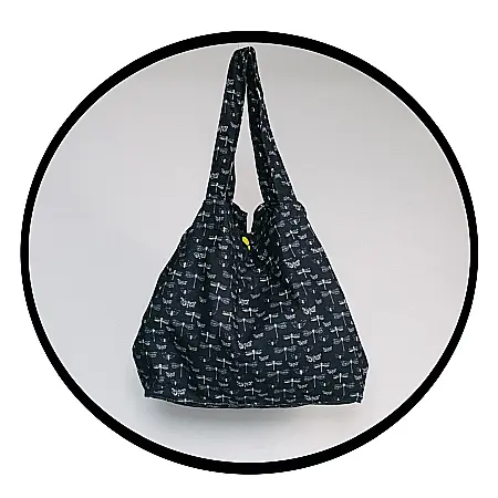 Geanta Poarta-ma Libelule Negre [1]