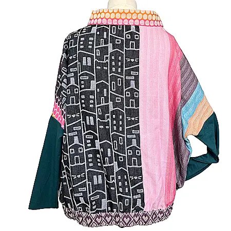 Hanorac Poarta-ma Patchwork unicat S-M [1]