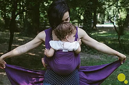 Babywearing - Wrap tesut Ida