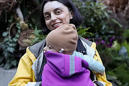 Protectie de iarna Mov/Negru [0]