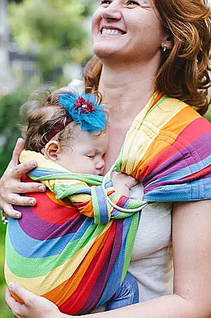 Babywearing - Sling reglabil Curcubeu