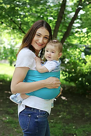 Sling hibrid Atalanta - bleu - folosit la poze [3]