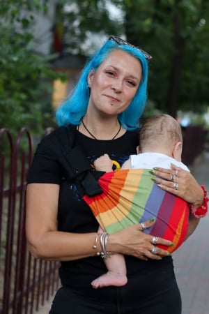 Babywearing - ROA Curcubeu