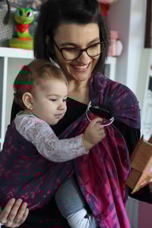 Sling cu Inele (0-36 Luni) - Sling reglabil Macese