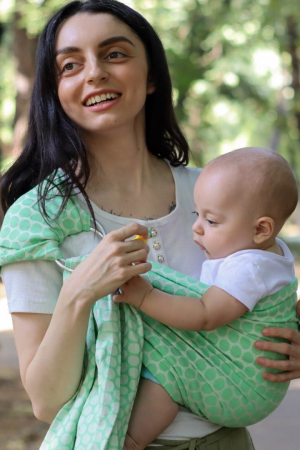 Sling reglabil Nereida verde [0]