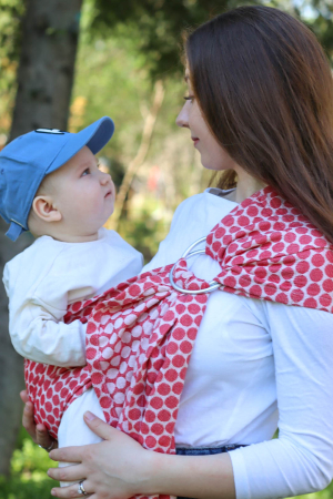 Luna EVO (3-18 Luni) - Sling reglabil Nereida rosu