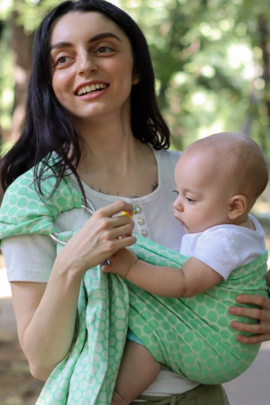 Sling reglabil Nereida verde [0]