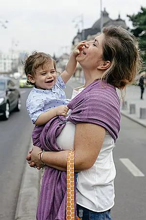 Sling reglabil Tara Mov/Perla [0]