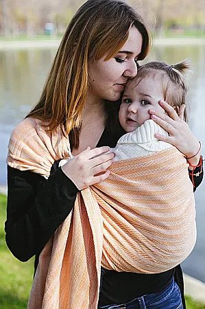 Babywearing - Sling reglabil Tara Portocaliu Light