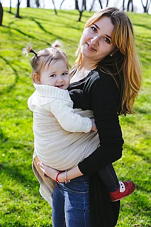 Wrap tesut Tara Portocaliu [1]