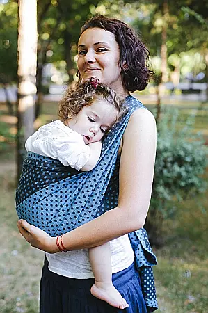 Wrap tesut Buline Bleu/Negru [1]