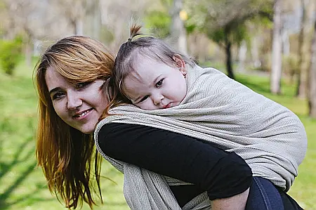 Wrap tesut Tara Cappuccino [1]