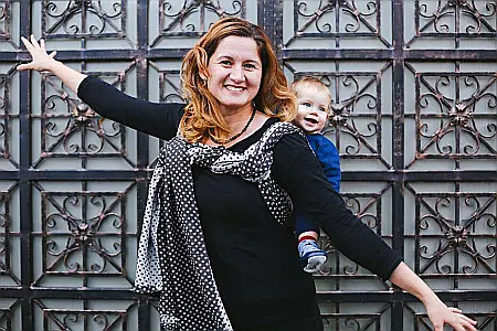 Wrap tesut Buline gri/negru [0]