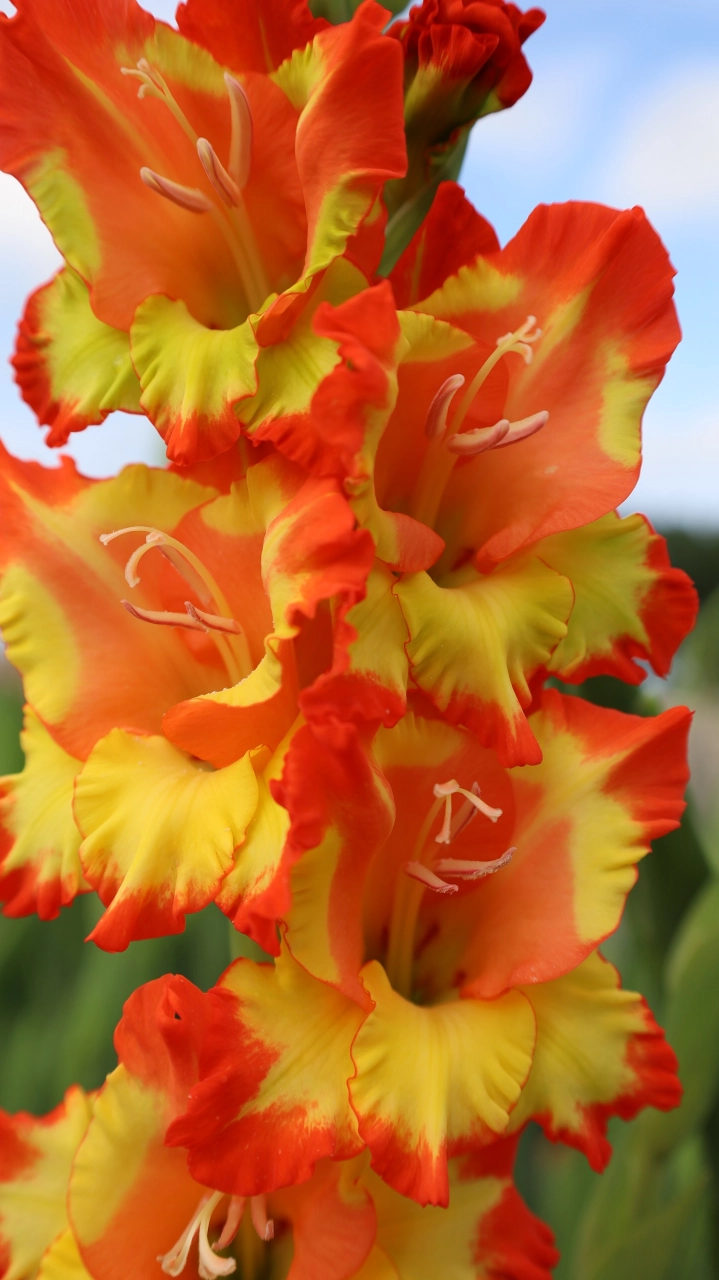 Gladiole - Gladiole Princess Margaret Rose, marime 10/12